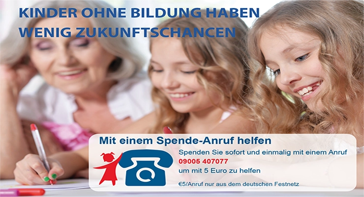 KINDER OHNE BILDUNG HABEN WENIG ZUKUNFTSCHANCEN